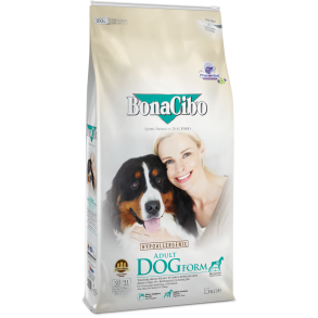 BONACIBO FORM ADULT SENIOR/LIGHT HUNDEFODER - KYLLING OG RIS 