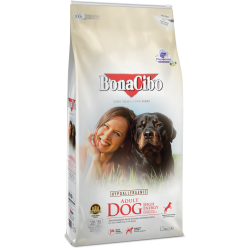 BONACIBO AKTIV HUNDEFODER - KYLLING OG RIS MED ANSJOSER