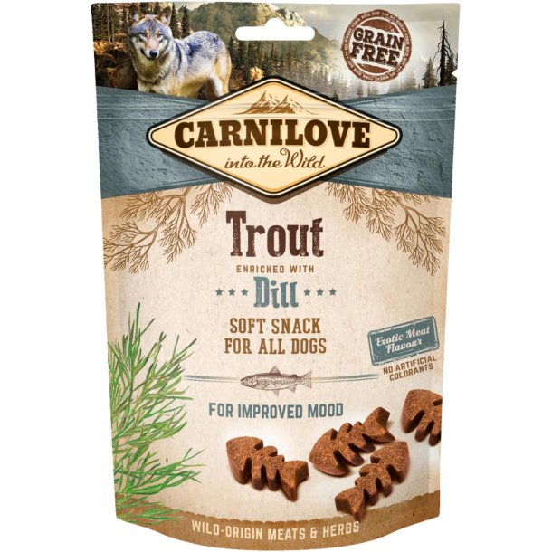 BLD SNACK MED RRED OG DILD FRA CARNILOVE - 200 GRAM