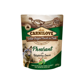 PATE MED FASAN OG KIRSEB�RBLADE FRA CARNILOVE