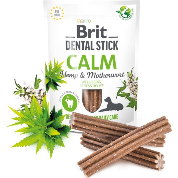 BRIT DENTAL STICK CALM MED HAMP OG MODERURT