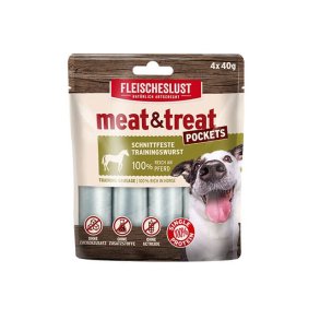 PLSE MED HEST FLEISCHESLUST MEAT & TREAT - 4X40 GRAM