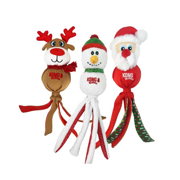 KONG WUBBA HOLIDAY CHRISTMAS - FLERE VARIANTER